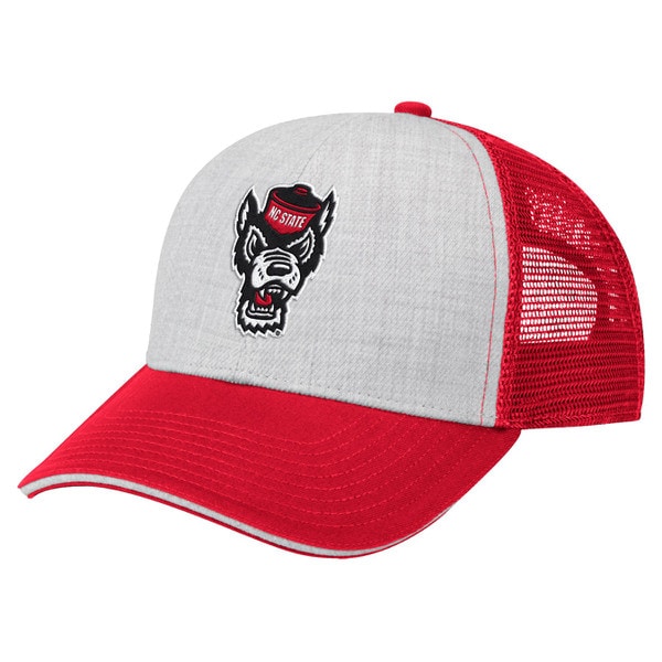 Grey/Red Adjustable Staple Core Hat